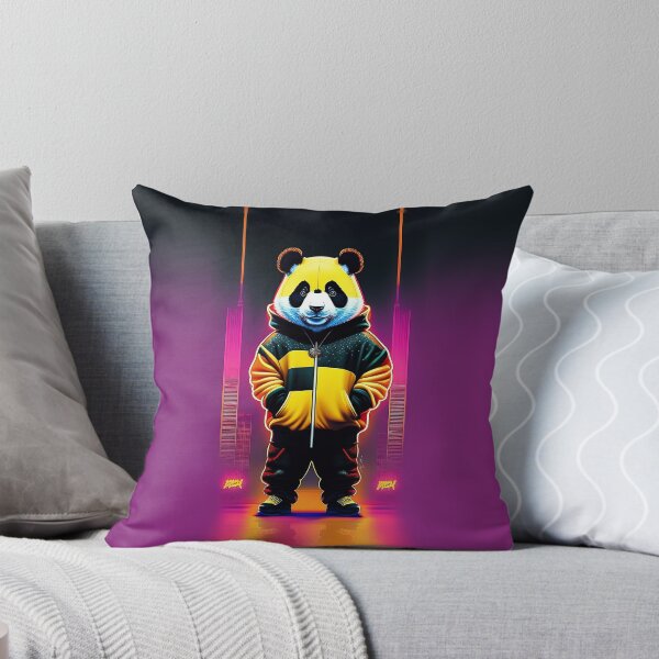 Item preview, panda hip hop style colors  designed and sold by Save Amazon Art.
