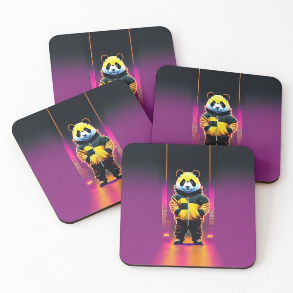 Item preview, panda hip hop style colors  designed and sold by Save Amazon Art.