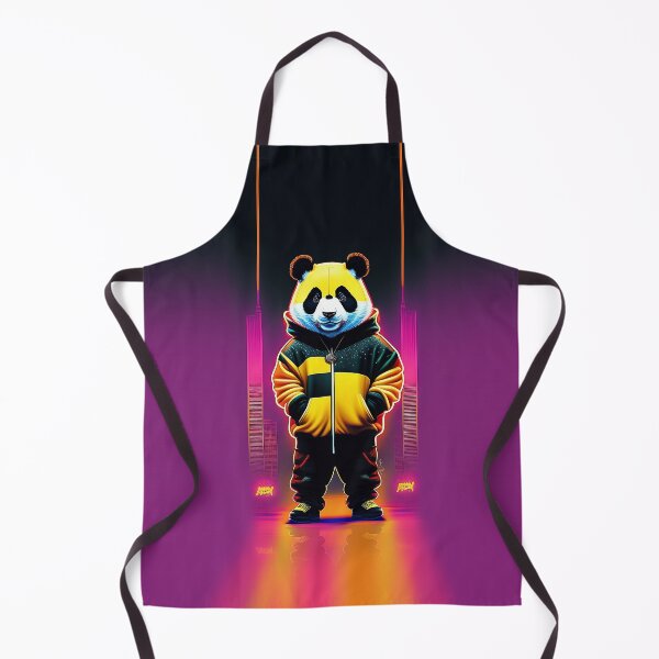 Item preview, panda hip hop style colors designed and sold by Save Amazon Art.