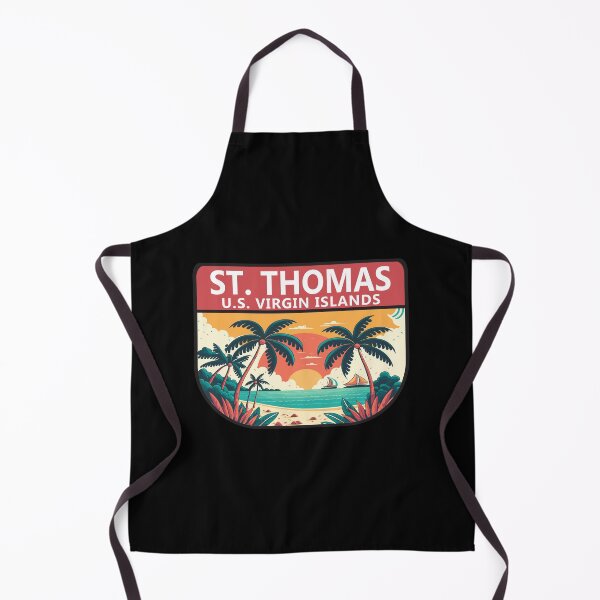 Item preview, St Thomas U.S. Virgin Islands Retro Emblem designed and sold by KrisSidDesigns.