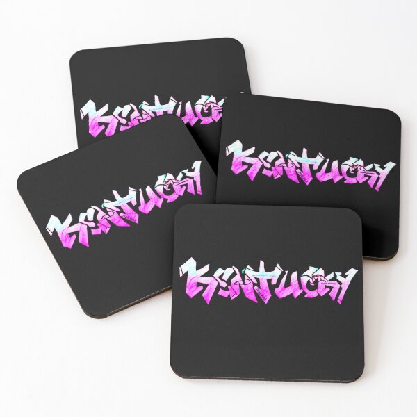 Item preview, Pink Kentucky License Plate Graffiti  designed and sold by Pink  Yeah.