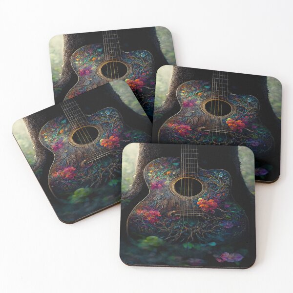 Item preview, Acoustic Guitar Tree Of Life / Unwind Art Work Design designed and sold by Unwind-Art-Work.