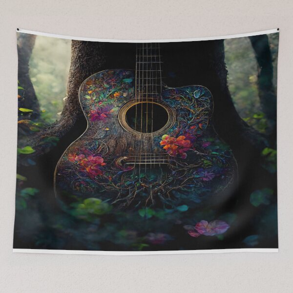 Item preview, Acoustic Guitar Tree Of Life / Unwind Art Work Design designed and sold by Unwind-Art-Work.