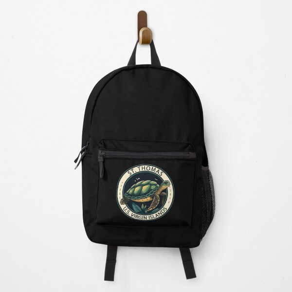 Item preview, St Thomas U.S. Virgin Islands Turtle Badge designed and sold by KrisSidDesigns.