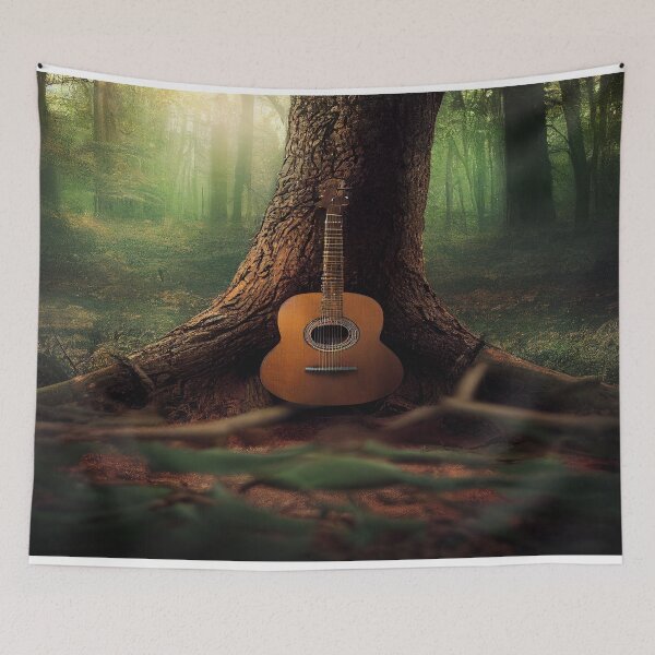 Item preview, Acoustic Guitar Tree Of Life / Unwind Art Work Design designed and sold by Unwind-Art-Work.