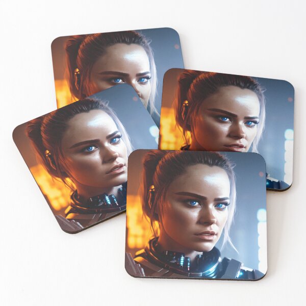 Item preview, Beautiful android woman during. designed and sold by Maniock.