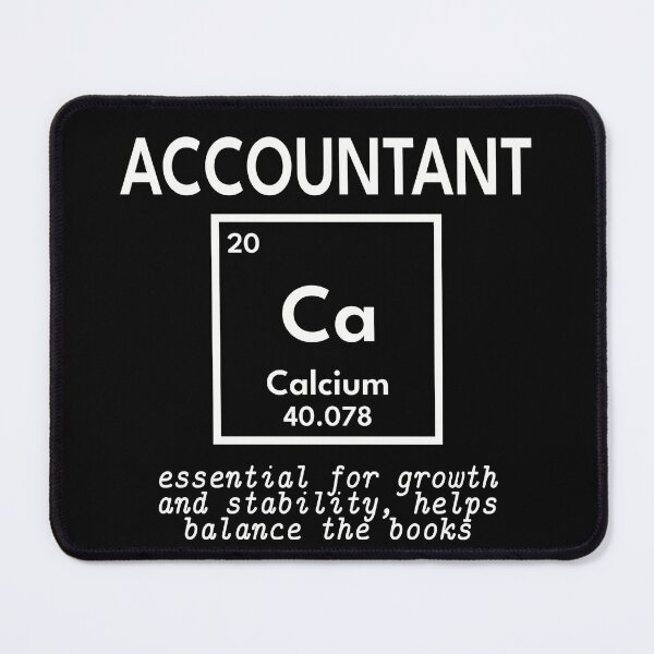 Item preview, Accountant. Chemicals Elements and Professions designed and sold by RetroNeon.