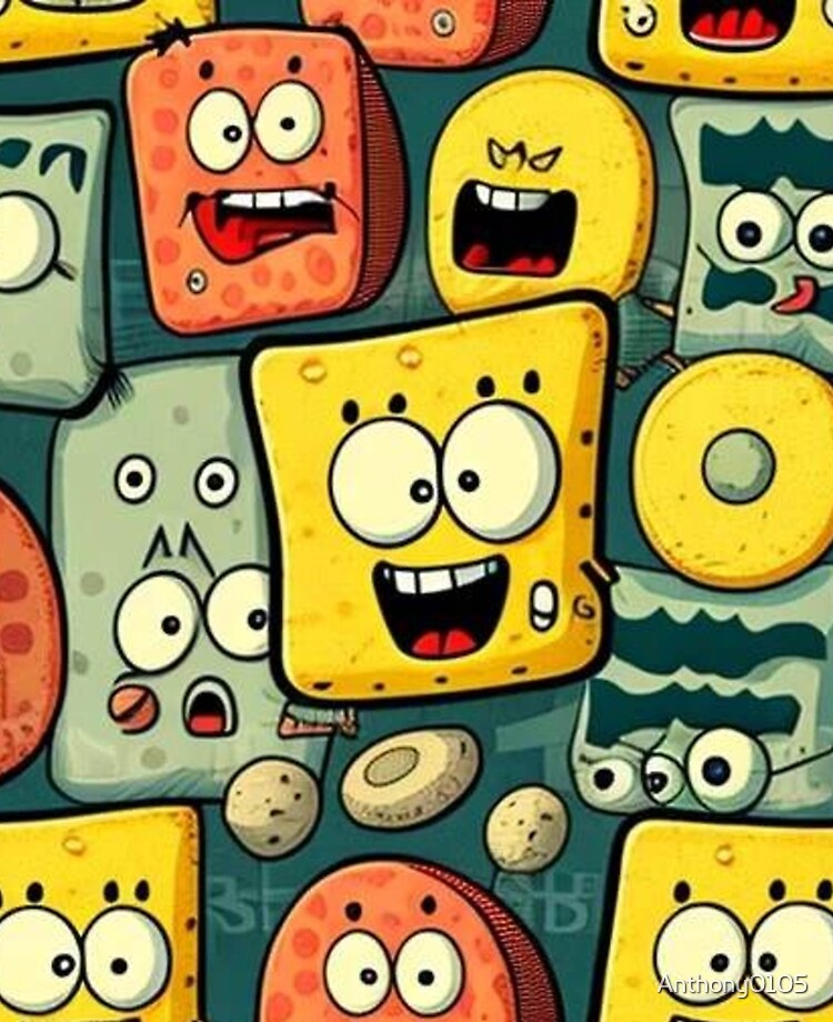 Sad Spongebob Art Board Print for Sale by Julia2Julia