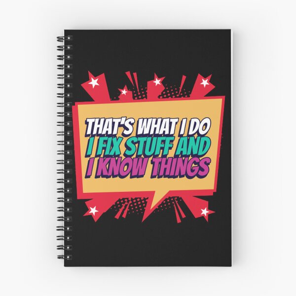 Item preview, That's what I do i fix stuff and I know things sticker designed and sold by Rodayna Elnaggar.