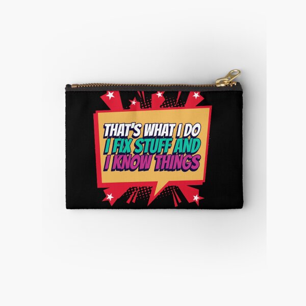Item preview, That's what I do i fix stuff and I know things sticker designed and sold by Rodayna Elnaggar.
