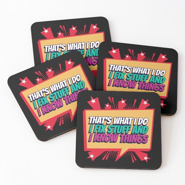 Item preview, That's what I do i fix stuff and I know things sticker designed and sold by Rodayna Elnaggar.