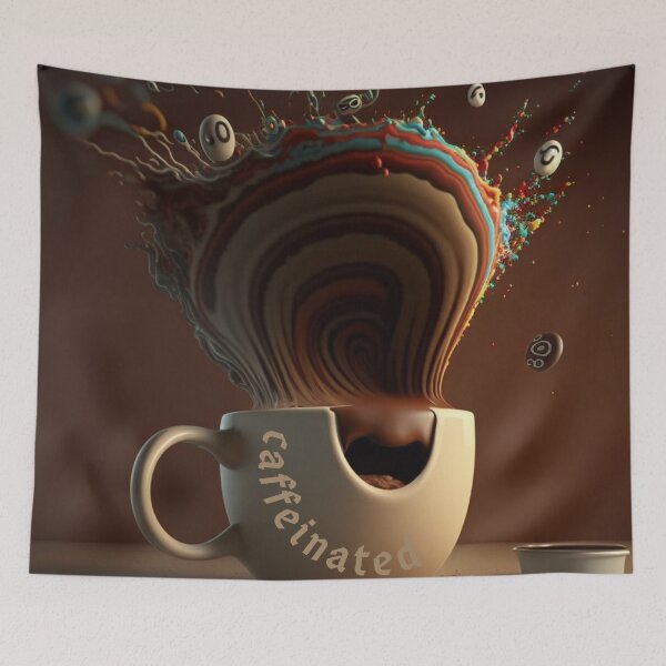Item preview, Consuming Caffeine Makes you Happy designed and sold by Cute-Jory-Store.