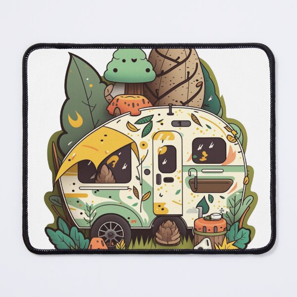 Item preview, Camper Trailer Van Nomad Cartoon designed and sold by KodakDesigns.