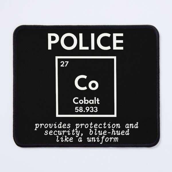 Item preview, Police. Chemicals Elements and Professions designed and sold by RetroNeon.