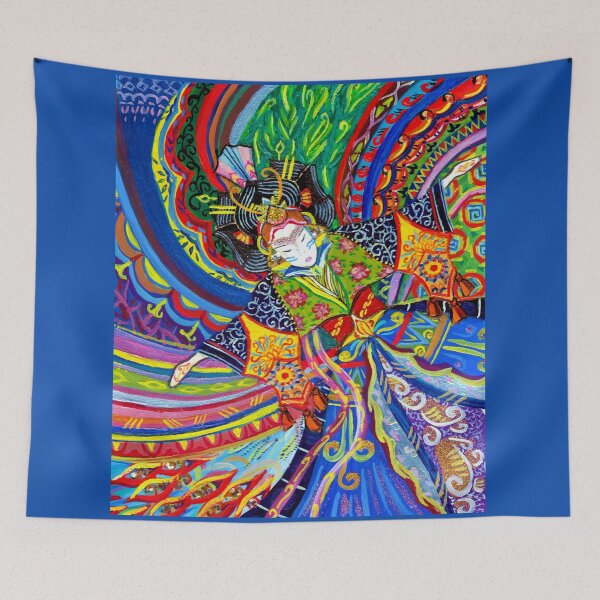Item preview, Asian queen in blue designed and sold by AgniArt.
