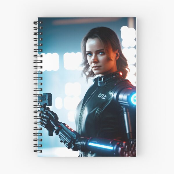 Item preview, Terminator woman cyborg with a gun. designed and sold by Maniock.