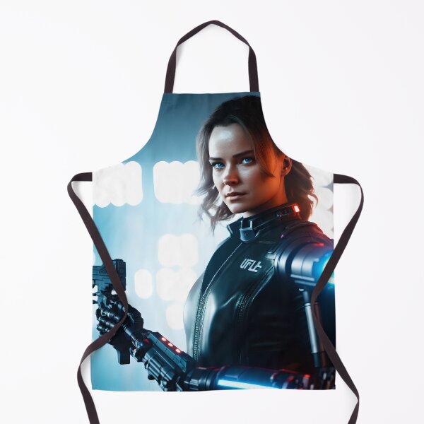Item preview, Terminator woman cyborg with a gun. designed and sold by Maniock.