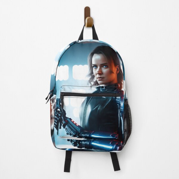 Item preview, Terminator woman cyborg with a gun. designed and sold by Maniock.