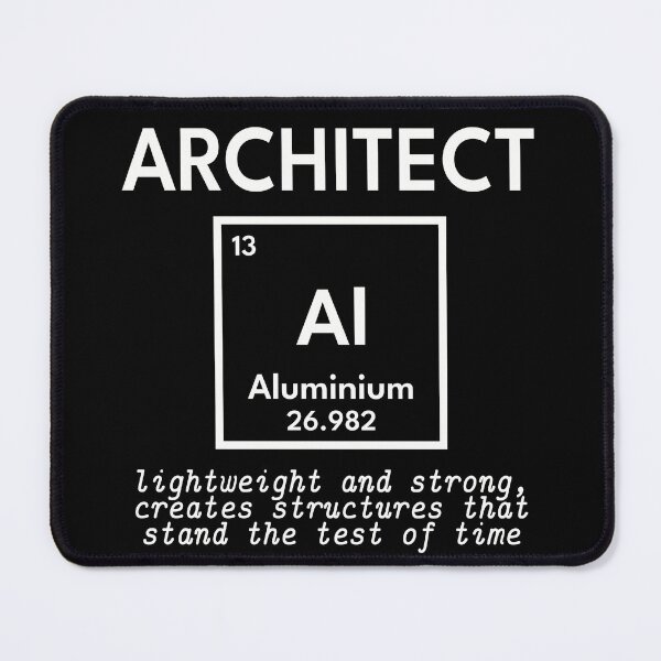 Item preview, Architect. Chemicals Elements and Professions designed and sold by RetroNeon.