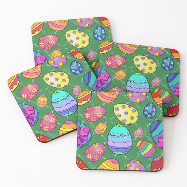 Item preview, Colorful Easter Eggs Pattern designed and sold by SiYDesigns.