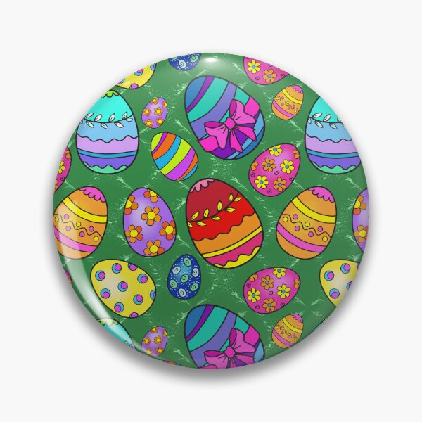 Item preview, Colorful Easter Eggs Pattern designed and sold by SiYDesigns.