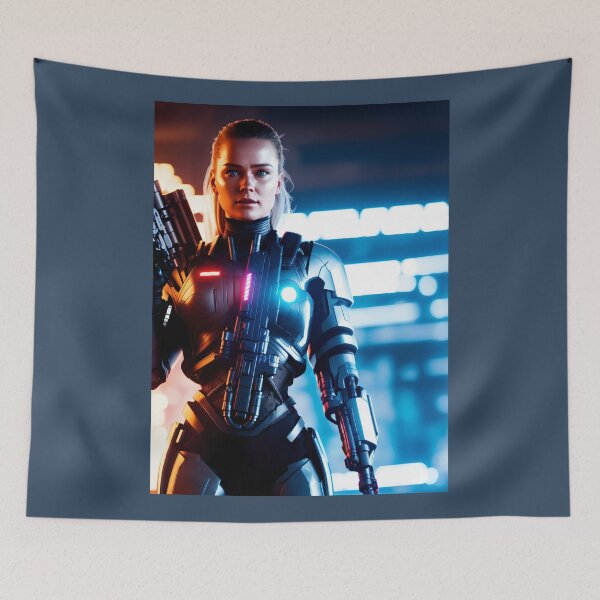 Item preview, A female terminator in a post-apocalyptic world.  designed and sold by Maniock.