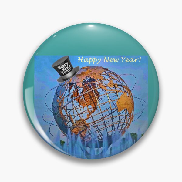 Item preview, Happy New Year from the Unisphere, in Flushing Meadows Corona Park! designed and sold by michael6076.
