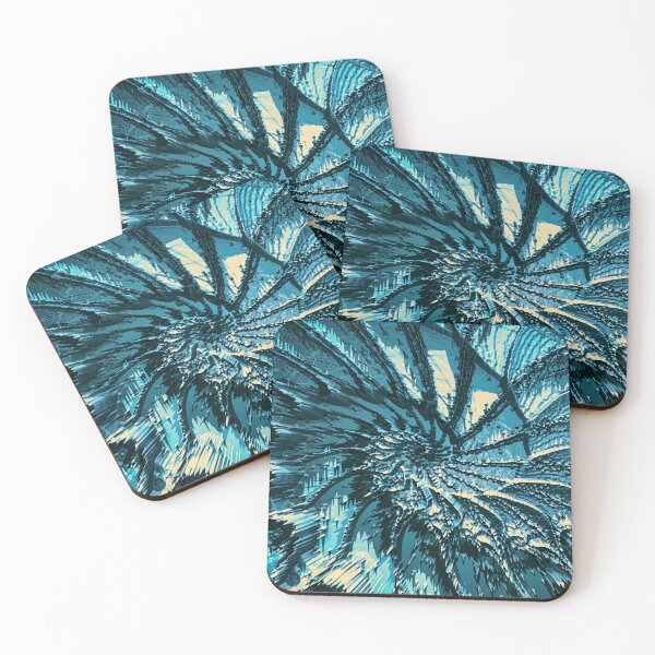 Item preview, Spinning Turquoise Fractal designed and sold by Phil Perkins.