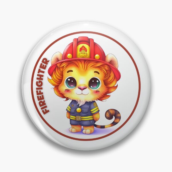 Item preview, Firefighter, sweet lion designed and sold by HarriPaloma.