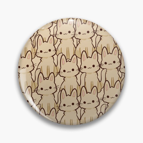 Artikelvorschau, Niedliches Katzenmuster in Beige entworfen und verkauft von Patternaart.