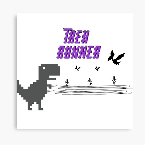 Google Offline Dinosaur Game Photographic Print for Sale by DannyAndCo