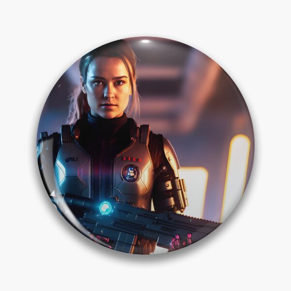 Item preview, Beautiful woman soldier cyborg. designed and sold by Maniock.