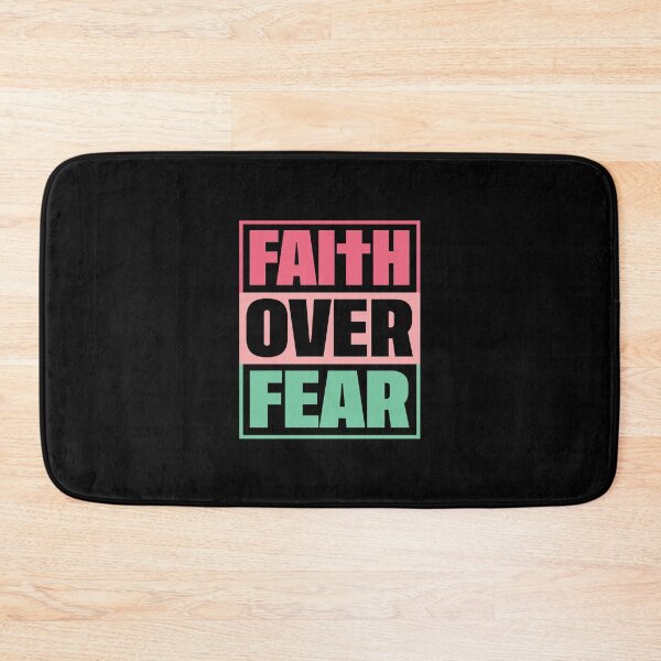 Item preview, Christian Quote Faith Over Fear Typography designed and sold by bolimj.