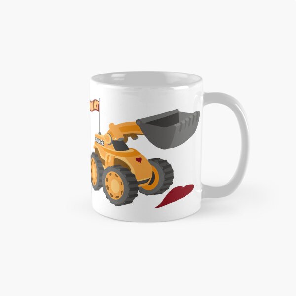 Item preview, Heart Crusher, Funny Kids digger truck | All hand drawn designed and sold by Giovanni-c.