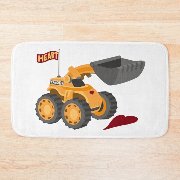 Item preview, Heart Crusher, Funny Kids digger truck | All hand drawn designed and sold by Giovanni-c.