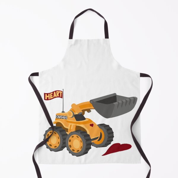 Item preview, Heart Crusher, Funny Kids digger truck | All hand drawn designed and sold by Giovanni-c.
