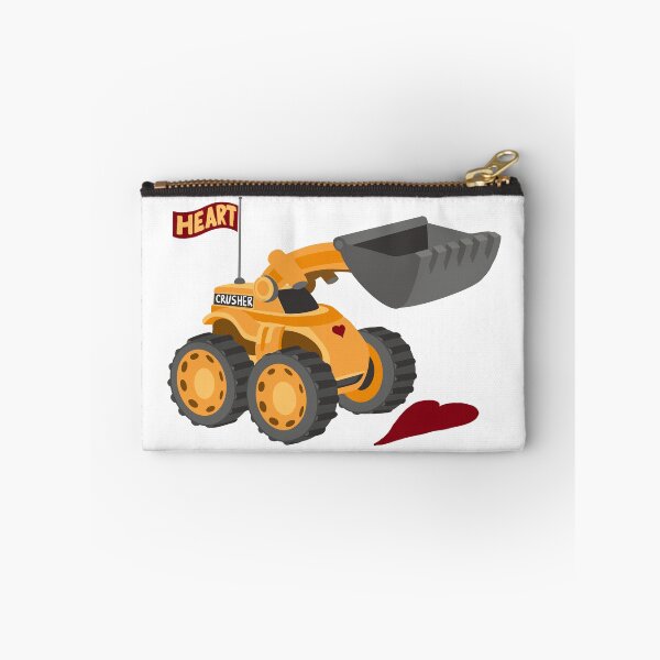 Item preview, Heart Crusher, Funny Kids digger truck | All hand drawn designed and sold by Giovanni-c.