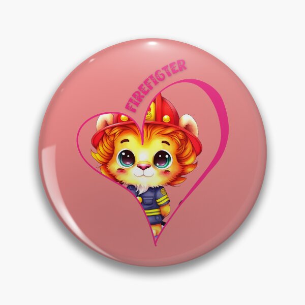Item preview, Firefighter, lion love designed and sold by HarriPaloma.