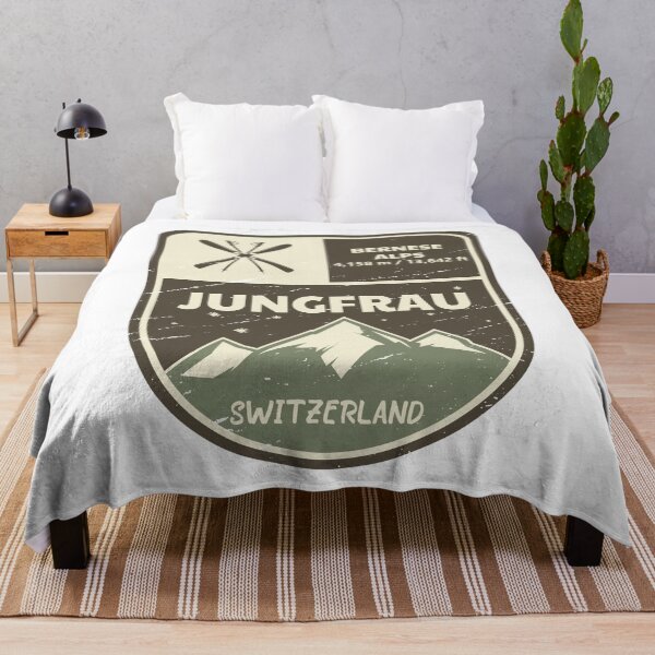 Item preview, Jungfrau Bernese Alps Switzerland designed and sold by KrisSidDesigns.