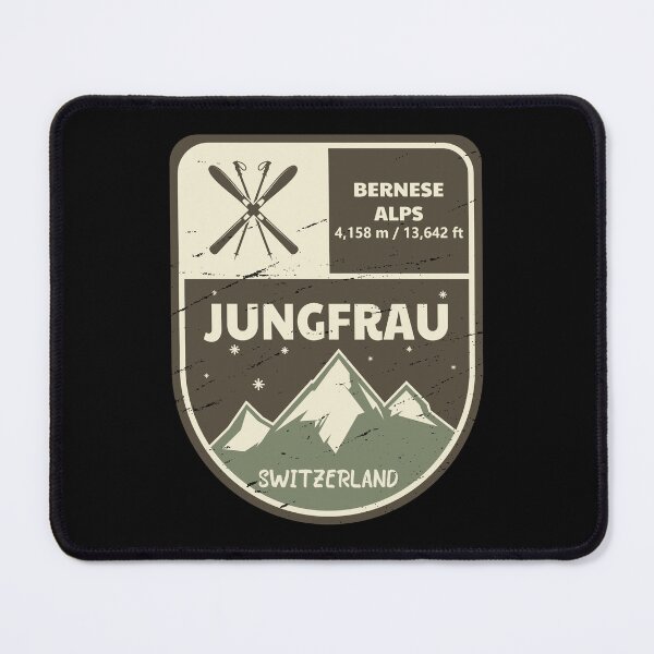 Item preview, Jungfrau Bernese Alps Switzerland designed and sold by KrisSidDesigns.