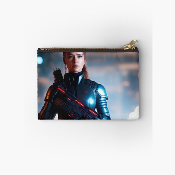Item preview, Woman robot with a gun. designed and sold by Maniock.
