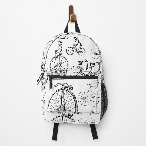 Item preview, Collection of Different Types of Bicycles - History of the Bicycle - Graphic Art designed and sold by Loving Nature Gifts.