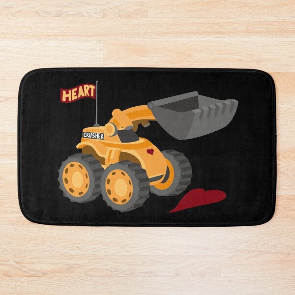 Item preview, Heart Crusher, Funny Kids digger truck | All hand drawn designed and sold by Giovanni-c.