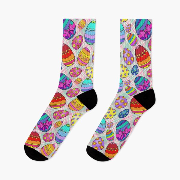 Item preview, Colorful Easter Eggs Plaid Pattern designed and sold by SiYDesigns.