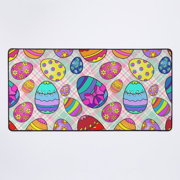 Item preview, Colorful Easter Eggs Plaid Pattern designed and sold by SiYDesigns.