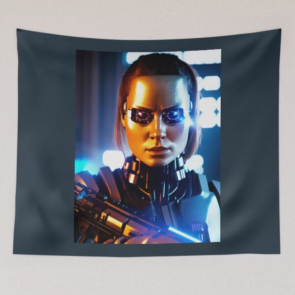 Item preview, A female terminator in a judgment day. designed and sold by Maniock.