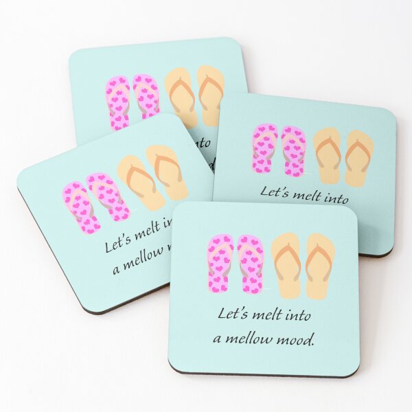 Item preview, Flip Flops: Let's melt into a mellow mood designed and sold by SomeGuyLou.