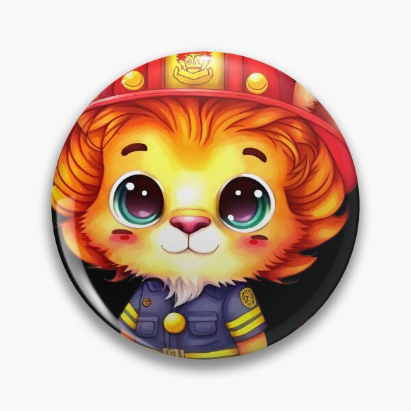 Item preview, Firefighter, lion lover designed and sold by HarriPaloma.