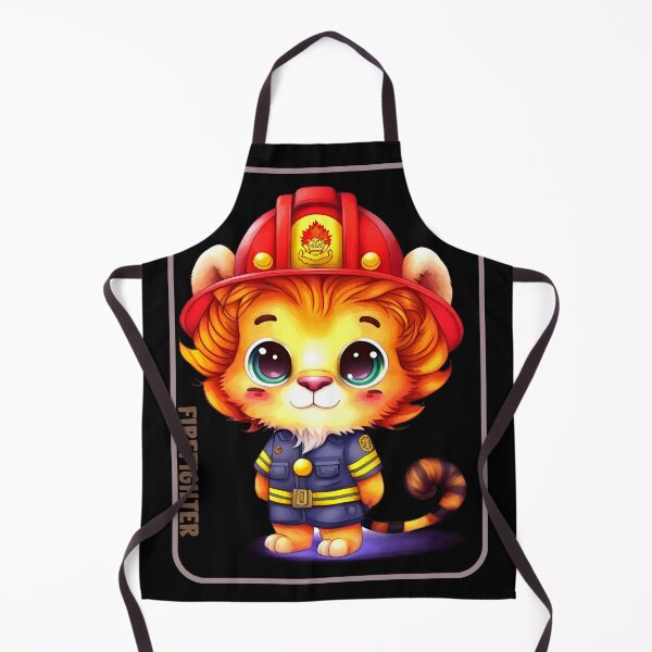 Item preview, Firefighter, lion lover designed and sold by HarriPaloma.