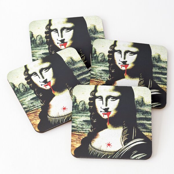 Item preview, Vampiric Tapestry: Mona Lisa Unveils her Dark Secret designed and sold by Beto Santos.